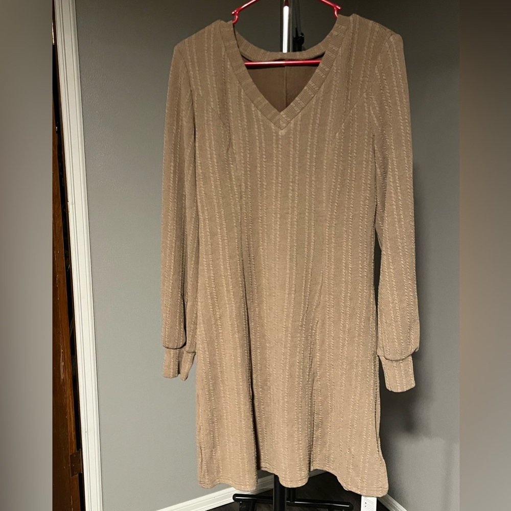 Sweater dress sz L